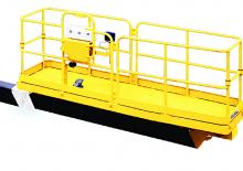 Nacele cu braț articulat montate pe trailer Tadano BT-200