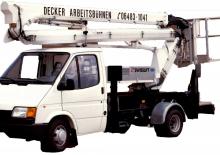 Nacele cu braț articulat montate pe trailer Swisslift GTA 190 FU