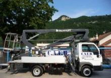 Nacele cu braț articulat montate pe trailer Galaxylift GX 19.10