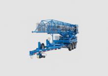 Nacele cu braț articulat montate pe trailer Anderson Hydra Platforms HP35