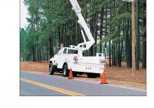 Nacele cu braț articulat montate pe trailer Altec L36A