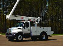 Nacele cu braț articulat montate pe trailer Altec L42E