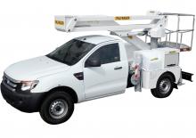 Nacele cu braț articulat montate pe trailer Palfinger P 130 A