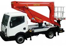 Nacele cu braț articulat montate pe trailer Palfinger P 200 AXE+