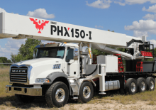 Nacele cu braț articulat montate pe trailer Versalift PHX-150-I (PHOENIX)