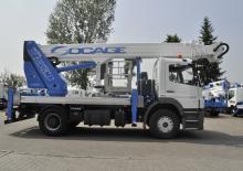 Nacele cu braț articulat montate pe trailer Socage Sioux 50/30