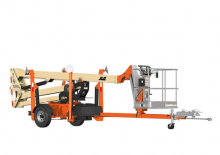 Nacele cu braț articulat montate pe trailer JLG T500J