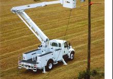 Nacele cu braț articulat montate pe trailer Altec TA55