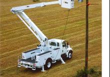 Nacele cu braț articulat montate pe trailer Altec TA60