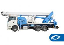 Nacele cu braț articulat montate pe trailer Socage TJ 51