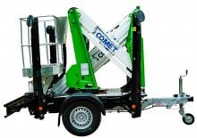Nacele cu braț articulat montate pe trailer Comet X Trailer 12 Battery