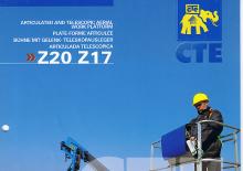 Nacele cu braț articulat montate pe trailer CTE Z 17
