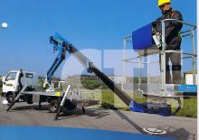 Nacele cu braț articulat montate pe trailer CTE Z 20