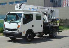 Nacele cu braț articulat montate pe trailer CTE ZED 14.2