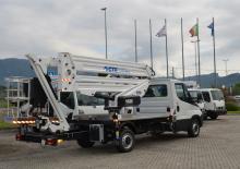 Nacele cu braț articulat montate pe trailer CTE ZED 21.3 JHL