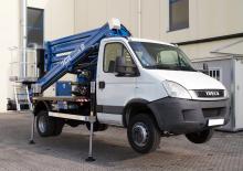 Nacele cu braț articulat montate pe trailer CTE ZED 25 HN