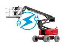 Nacele cu braț articulat pe roți Manitou 200 ATJ e 4 WS