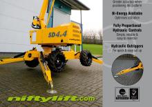Nacele cu braț articulat pe roți Niftylift SD 34 T