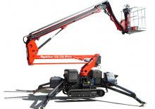 Nacele cu braț articulat pe șenile Platform Basket SPIDER 15.75 PRO E