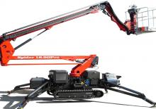 Nacele cu braț articulat pe șenile Platform Basket SPIDER 18.90 E