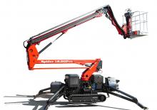 Nacele cu braț articulat pe șenile Platform Basket SPIDER 18.90 ED