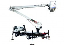 Nacele telescopice montate pe camion CELA DT121