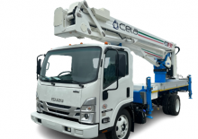 Nacele telescopice montate pe camion CELA DT131