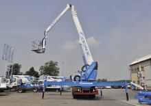 Nacele telescopice montate pe camion Socage forSte 35 TJ