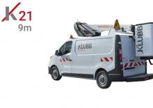 Nacele telescopice montate pe camion Klubb K21