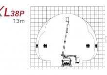 Nacele telescopice montate pe camion Klubb KL38P