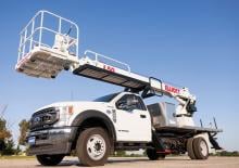 Nacele telescopice montate pe camion Elliott Equipment L50 HiReach