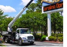 Nacele telescopice montate pe camion Altec LS60