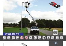 Nacele telescopice montate pe camion Versalift LT 30 TB Electric