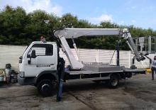 Nacele telescopice montate pe camion Multitel MJ 190 Alu/AF