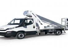Nacele telescopice montate pe camion Multitel MTE 270