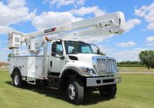 Nacele telescopice montate pe camion Terex Optima TCX50