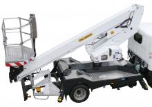 Nacele telescopice montate pe camion Palfinger P 170 TXE+