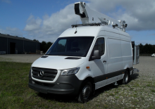 Nacele telescopice montate pe camion Danilift PD143V