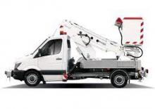 Nacele telescopice montate pe camion Bumar PMT-12 