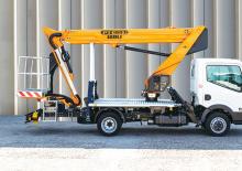 Nacele telescopice montate pe camion ISOLI PT160J