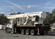 Nacele telescopice montate pe camion Bronto Skylift S184XR 