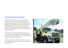 Nacele telescopice montate pe camion Bronto Skylift S230XR 
