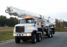 Nacele telescopice montate pe camion Bronto Skylift S341HLA