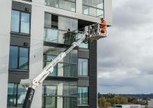 Nacele telescopice montate pe camion Bronto Skylift S78XDT