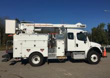 Nacele telescopice montate pe camion Terex SC45
