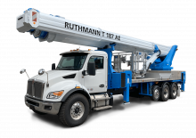 Nacele telescopice montate pe camion Ruthmann T-187AE