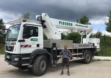 Nacele telescopice montate pe camion Ruthmann T 360 