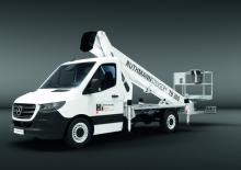 Nacele telescopice montate pe camion Ruthmann TB 300