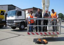 Nacele telescopice montate pe camion Ruthmann TU 700