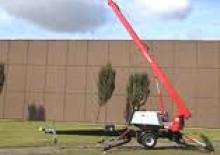 Nacele telescopice montate pe trailer Jumbo Lift T 17-3 L